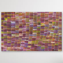 Load image into Gallery viewer, "Yam Dreaming" original Aboriginal painting by Jeannie Mills Pwerle, 150cm x 97cm - authentic Indigenous Australian artwork
