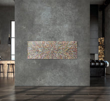 Load image into Gallery viewer, "Bush Medicine Leaves" by Jeannie Petyarre (Pitjara) - interior wall display of original Indigenous Australian painting
