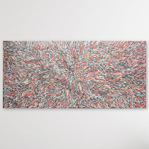 "Bush Medicine Leaves" Jeannie Petyarre (Pitjara) 200cm x 94cm