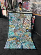 Load image into Gallery viewer, "My Country (Utopia)" original Aboriginal painting by Janet Golder Kngwarreye, 182cm x 116cm - authentic Indigenous Australian artwork
