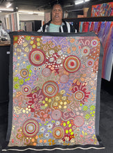 Load image into Gallery viewer, "Women Hunting Story" original Aboriginal painting by Julieanne Turner Nungurrayi, 150cm x 116cm - authentic Indigenous Australian artwork
