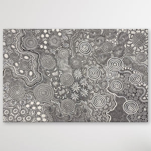 "Budgerigar Dreaming Story & Bush Tucker" Julieanne Turner Nungurrayi 171cm x 110cm