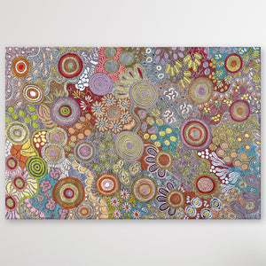 "Budgerigar Dreaming" Julieanne Nungurrayi Turner 175cm x 118cm