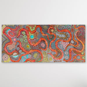 "My Country (The Landscape)" Julieanne Turner Nungurrayi 198cm x 89cm