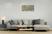 Load image into Gallery viewer, "Wild Acacia Seeds" by Julieanne Turner Nungurrayi - interior display view, 86cm x 41cm

