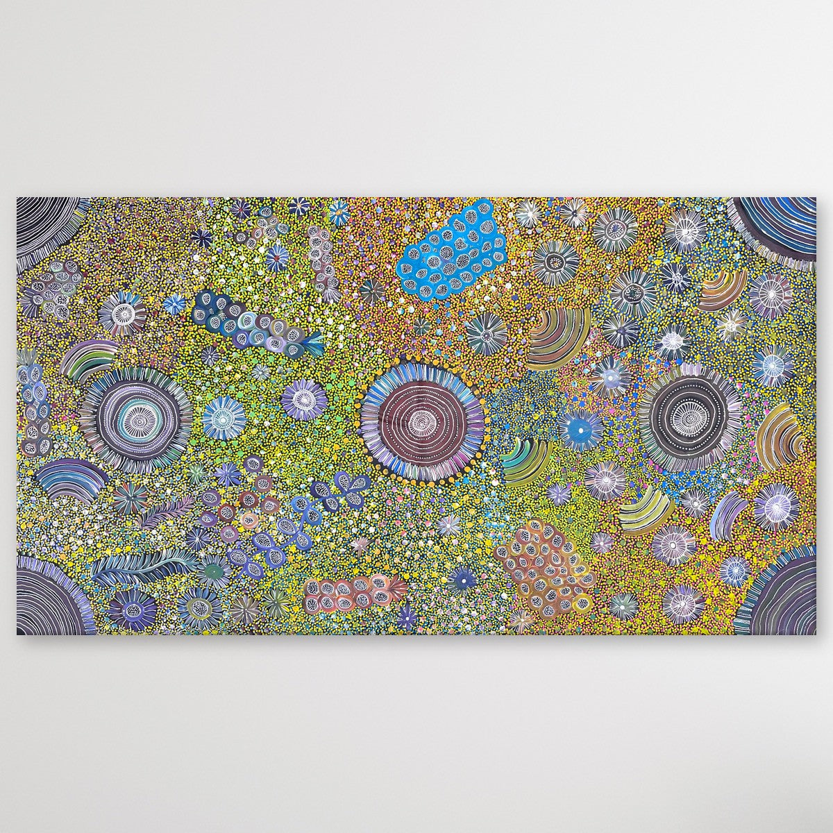 "Bush Plum Dreaming" June Bird 199cm x 109cm