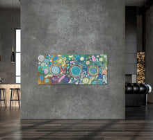 Load image into Gallery viewer, "My Country" by June Bird - interior wall display of original Indigenous Australian painting
