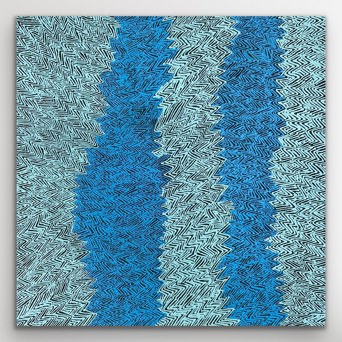 "Kalipinypa" by Priscilla Phillipus, original Aboriginal painting, 60cm x 60cm