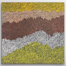 Load image into Gallery viewer, "Kalipinypa (Water Dreaming)" by Priscilla Phillipus, original Aboriginal painting, 90cm x 88cm
