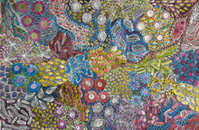 Load image into Gallery viewer, "Awelye" Aboriginal art by Karen Bird Ngale - close-up detail, 146cm x 95cm
