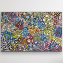 Load image into Gallery viewer, "Awelye" original Aboriginal painting by Karen Bird Ngale, 146cm x 95cm - authentic Indigenous Australian artwork
