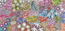 Load image into Gallery viewer, "Awelye" by Karen Bird Ngale - detail view of Aboriginal painting, 207cm x 104cm
