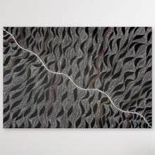 Load image into Gallery viewer, "Seed Dreaming" original Aboriginal painting by Marshall Jangala Robertson, 171cm x 121cm - authentic Indigenous Australian artwork
