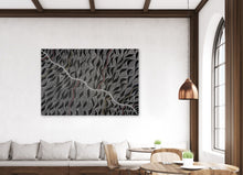 Load image into Gallery viewer, "Seed Dreaming" by Marshall Jangala Robertson displayed on wall - original Aboriginal painting, 171cm x 121cm
