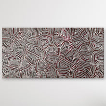 Load image into Gallery viewer, "My Country" original Aboriginal painting by Maureen Nampijinpa Hudson, 147cm x 73cm - authentic Indigenous Australian artwork
