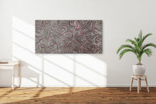 Load image into Gallery viewer, "My Country" by Maureen Nampijinpa Hudson - alternate wall display view
