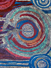 Load image into Gallery viewer, "Minyma Kutjara" by Joanne Ken - alternate view, original Aboriginal painting, 120cm x 78cm
