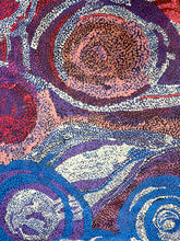Load image into Gallery viewer, Joanne Ken with original painting "Minyma Kutjara" - Aboriginal artist

