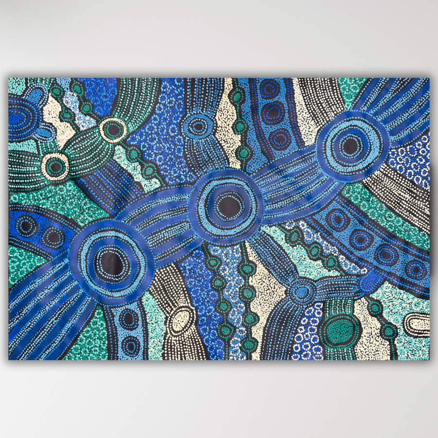 Minyma Malilu original painting by Clarise Tunkin, APY Lands Aboriginal artwork
