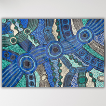 Load image into Gallery viewer, Minyma Malilu original painting by Clarise Tunkin, APY Lands Aboriginal artwork

