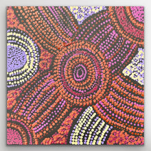 Load image into Gallery viewer, "Minma Malilu" original Aboriginal painting by Clarise Tunkin, 30cm x 30cm - authentic Indigenous Australian artwork
