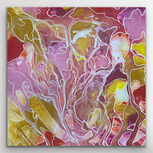 “Pantu (Salt Lake)" Janice Stanley 86cm x 84cm