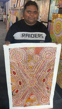 Load image into Gallery viewer, &quot;Ngapari&quot; Philomena Caroll 55cm x 92cm

