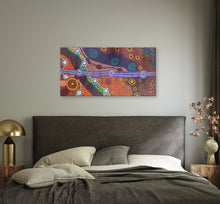 Load image into Gallery viewer, "Minyma Malilu" Philomena Caroll 120cm x 61cm
