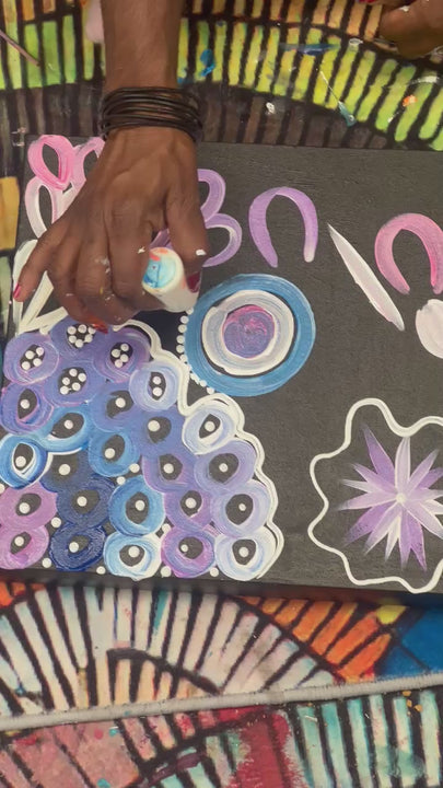 Janet Golder painting The 3030 Utopia
