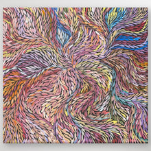 Load image into Gallery viewer, "Bush Medicine Leaves" original Aboriginal painting by Rachael Nambula, 95cm x 89cm - authentic Indigenous Australian artwork
