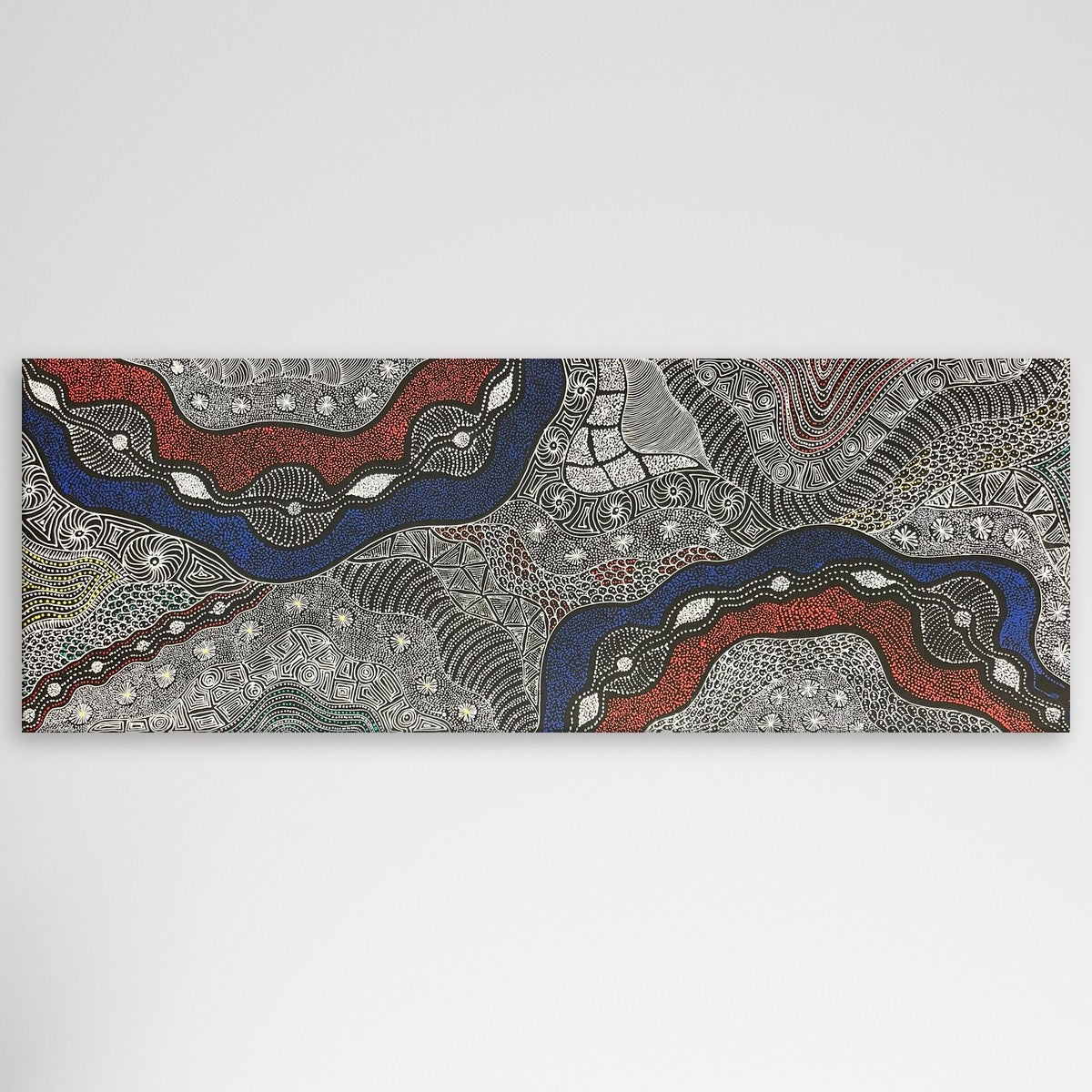 "My Country" Rayleen Pula Price 196cm x 70cm - original Aboriginal painting