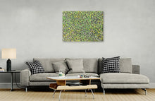 Load image into Gallery viewer, "Bush Medicine Leaves" by Rayleen Pula Price - alternate wall display view, 97cm x 72cm
