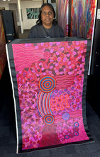 Load image into Gallery viewer, mamungari nya pink and reds renae nelson artist photo
