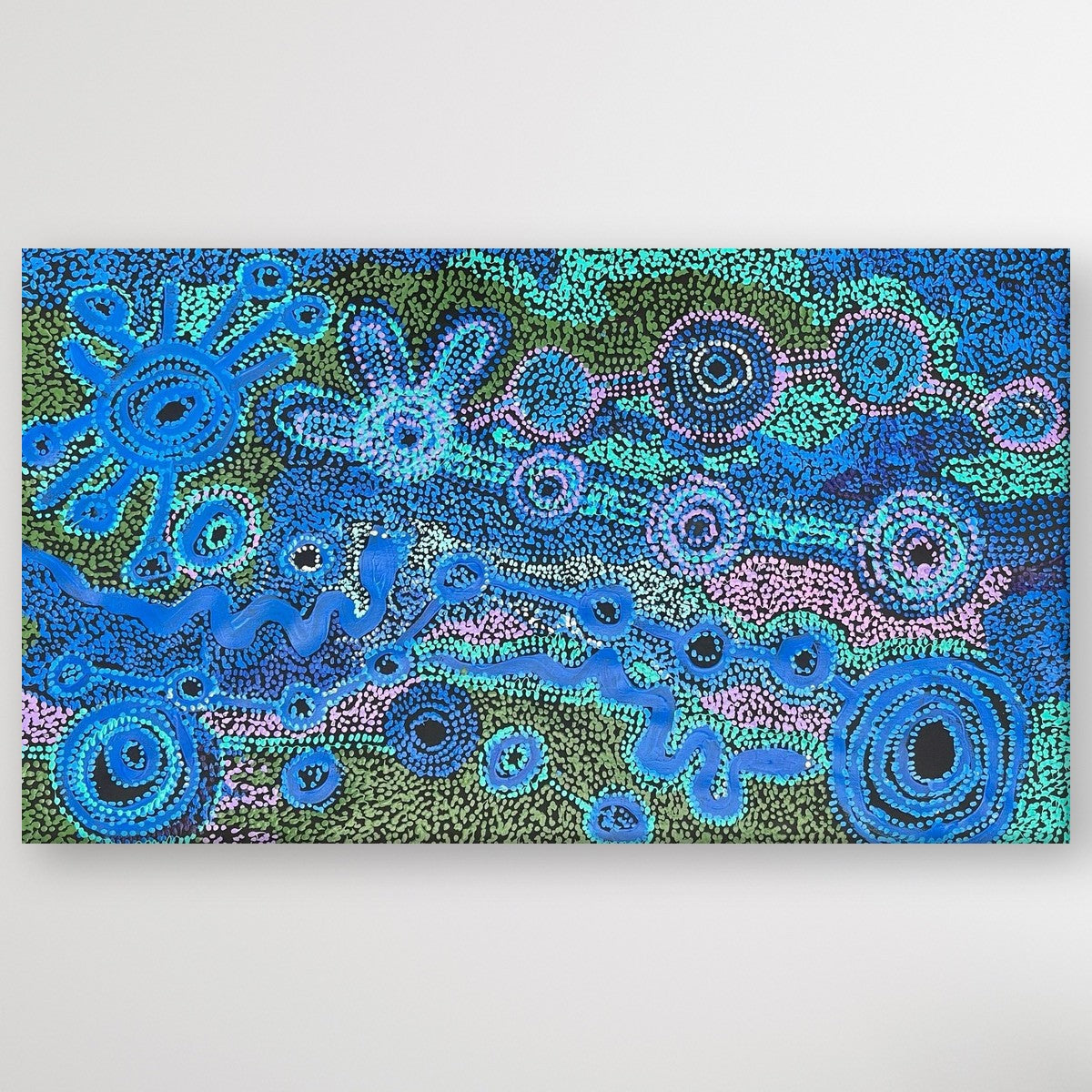 "Piltati Tjukurpa" original Aboriginal painting by Rhoda Tjitayi, 100cm x 60cm - authentic Indigenous Australian artwork