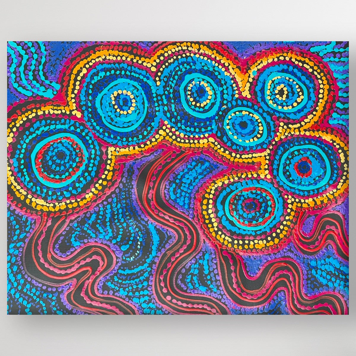 "Seven Sisters" Rhoda Tjitayi 54cm x 44cm