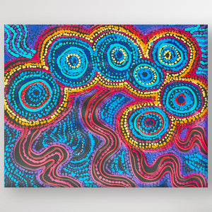 "Seven Sisters" Rhoda Tjitayi 54cm x 44cm