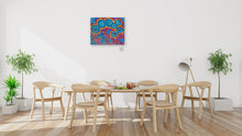 Load image into Gallery viewer, "Seven Sisters" by Rhoda Tjitayi - gallery view, authentic Indigenous Australian art, 54cm x 44cm
