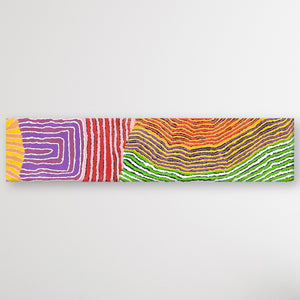 "Wanapi Tjukurpa (Piltati)" Rini Tiger 119cm x 27cm