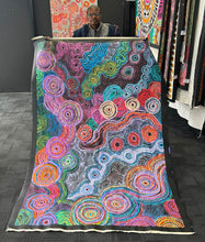 Load image into Gallery viewer, "Pututju Homeland (Caterpillar Dreaming)" original Aboriginal painting by Rhoda Tjitayi, 199cm x 131cm - authentic Indigenous Australian artwork
