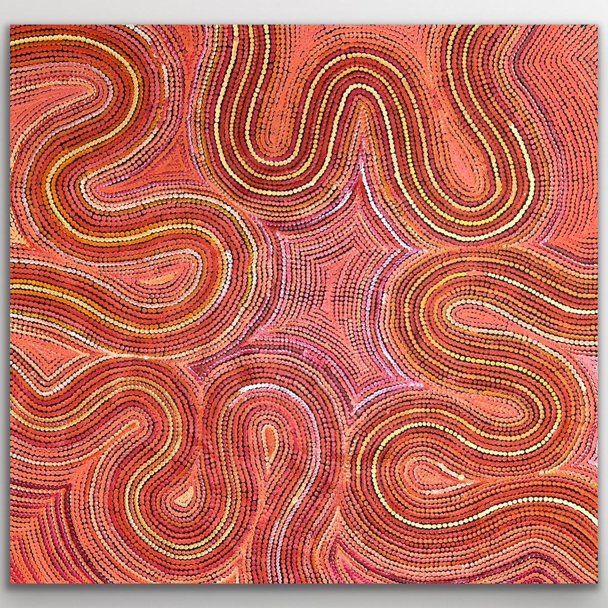 "Sand Dunes (Tali)" Gwenda Turner Nungurrayi 118cm x 112cm
