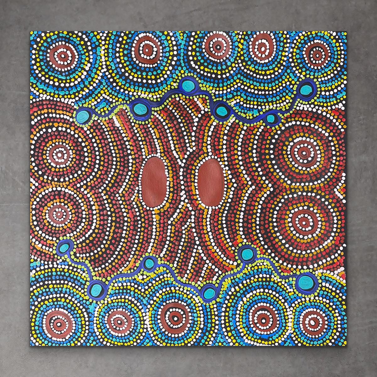 "My Country" Sandra Adamson 75cm x 73cm