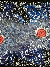 Load image into Gallery viewer, Seven Sisters up close indigenous painting
