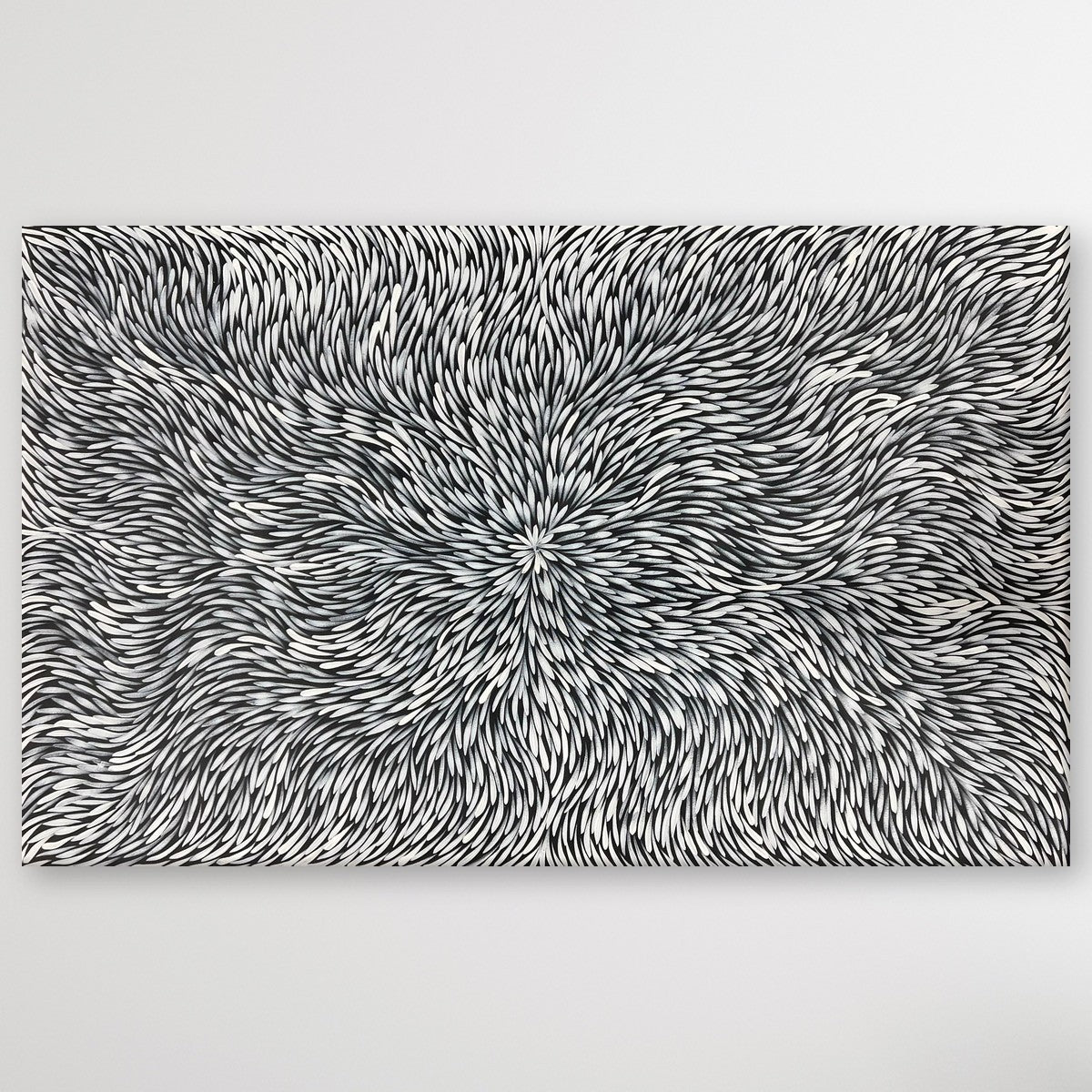 "Medicine Leaves" original Aboriginal painting by Sharon Numina, 149cm x 91cm - authentic Indigenous Australian artwork