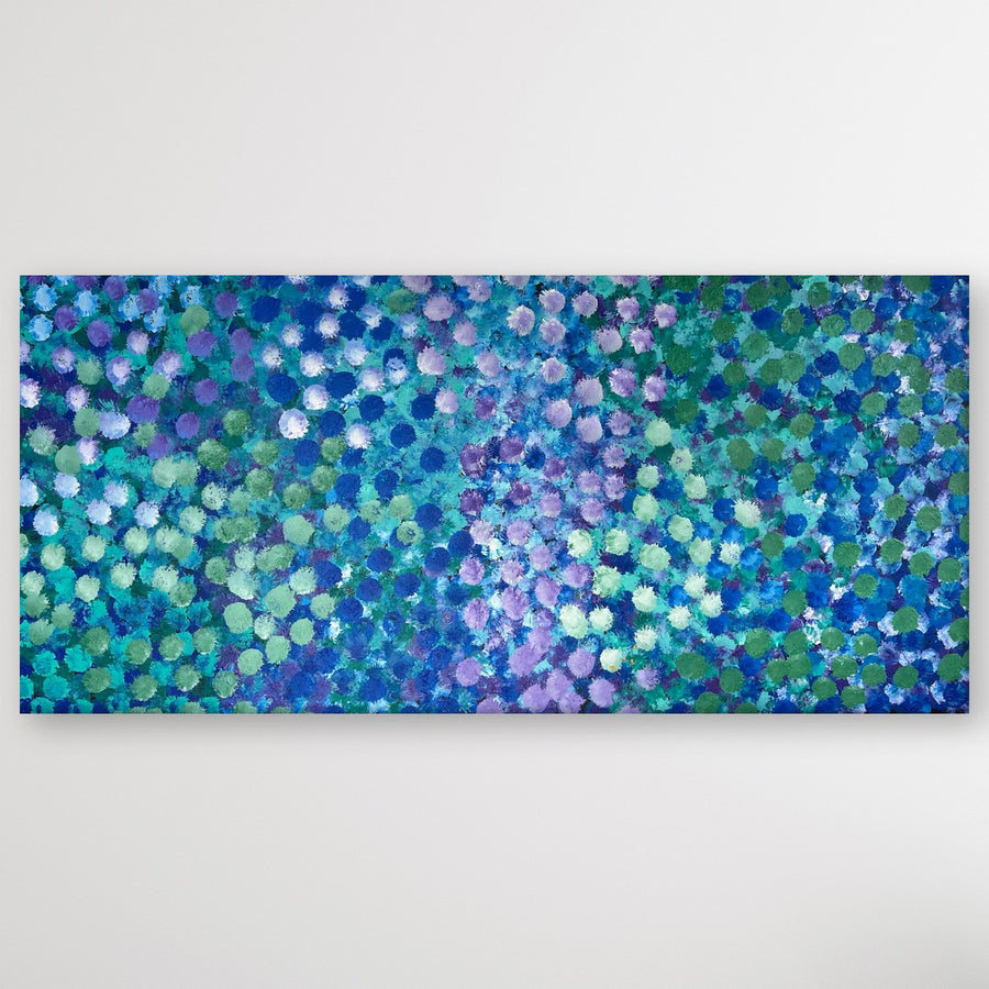 "Bush Plum" Stephen Martin Pitjara 130cm x 60cm