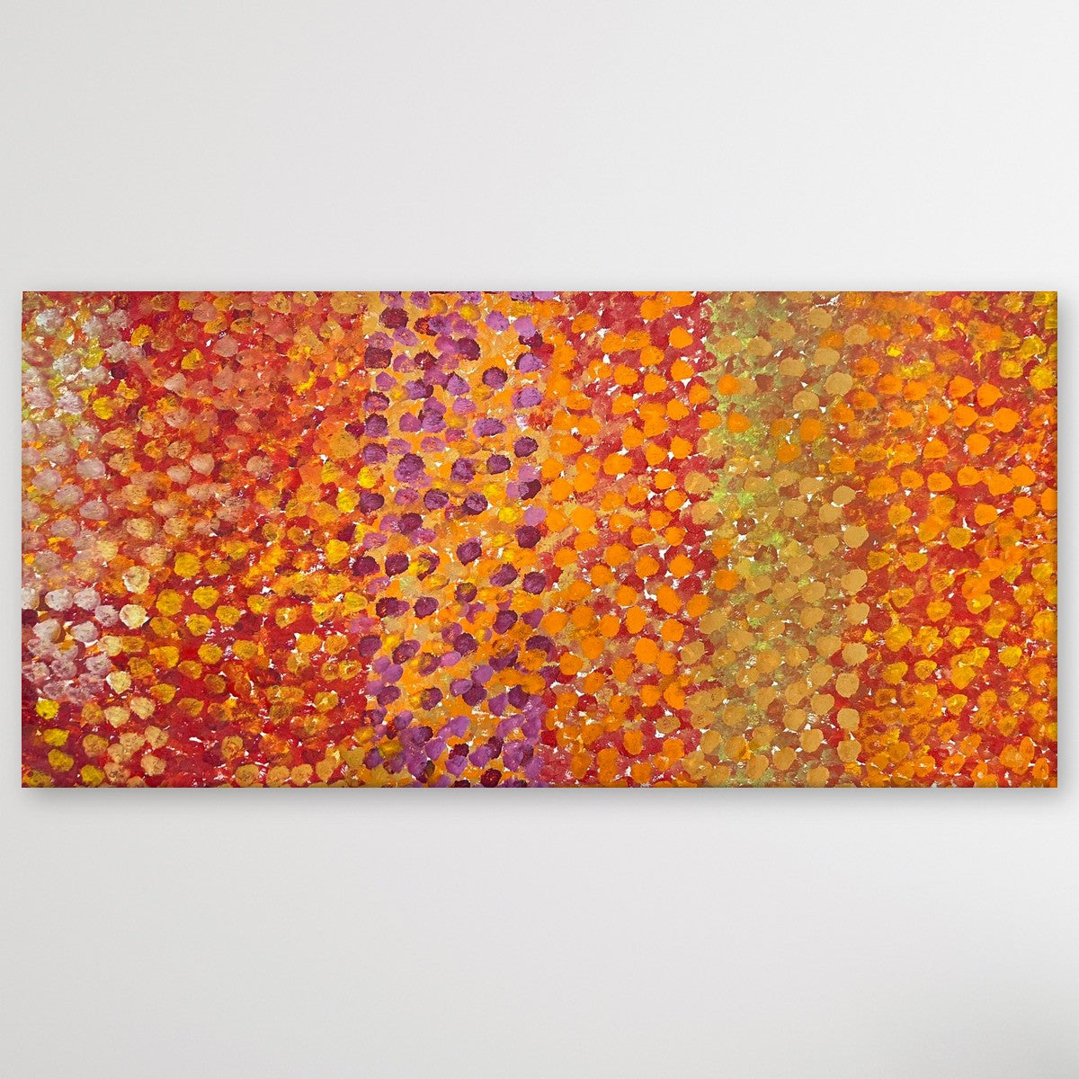 "Bush Plum" Stephen Martin Pitjara 173cm x 90cm