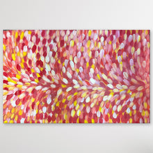 Load image into Gallery viewer, "Medicine Leaves" original Aboriginal painting by Tanya Bird Mpetyane, 198cm x 128cm - authentic Indigenous Australian artwork
