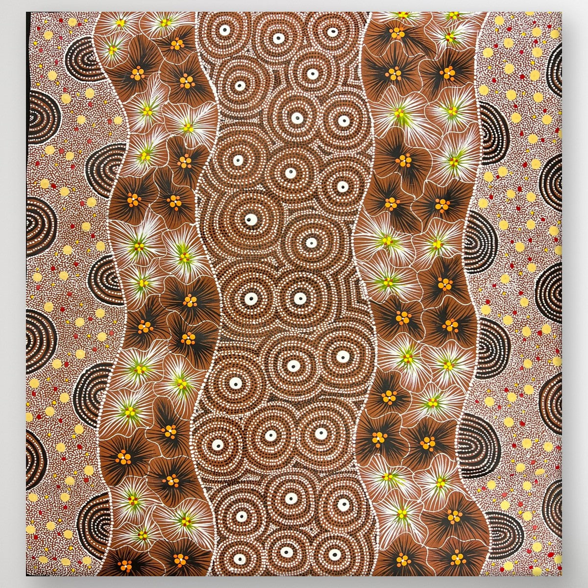 "Wild Bush Flower Dreaming" Tanya Price 95cm x 100cm