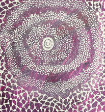Load image into Gallery viewer, "Water Dreaming" original Aboriginal painting by Maureen Nampijinpa Hudson, 41cm x 39cm - authentic Indigenous Australian artwork
