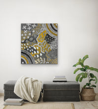 Load image into Gallery viewer, "Women's Ceremony" by Alvira Bird Mpetyane - alternate view, 106cm x 95cm - Aboriginal art
