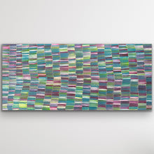 Load image into Gallery viewer, Yam Dreaming painting by Jeannie Mills Pwerle 198cm x 89cm original Aboriginal artwork

